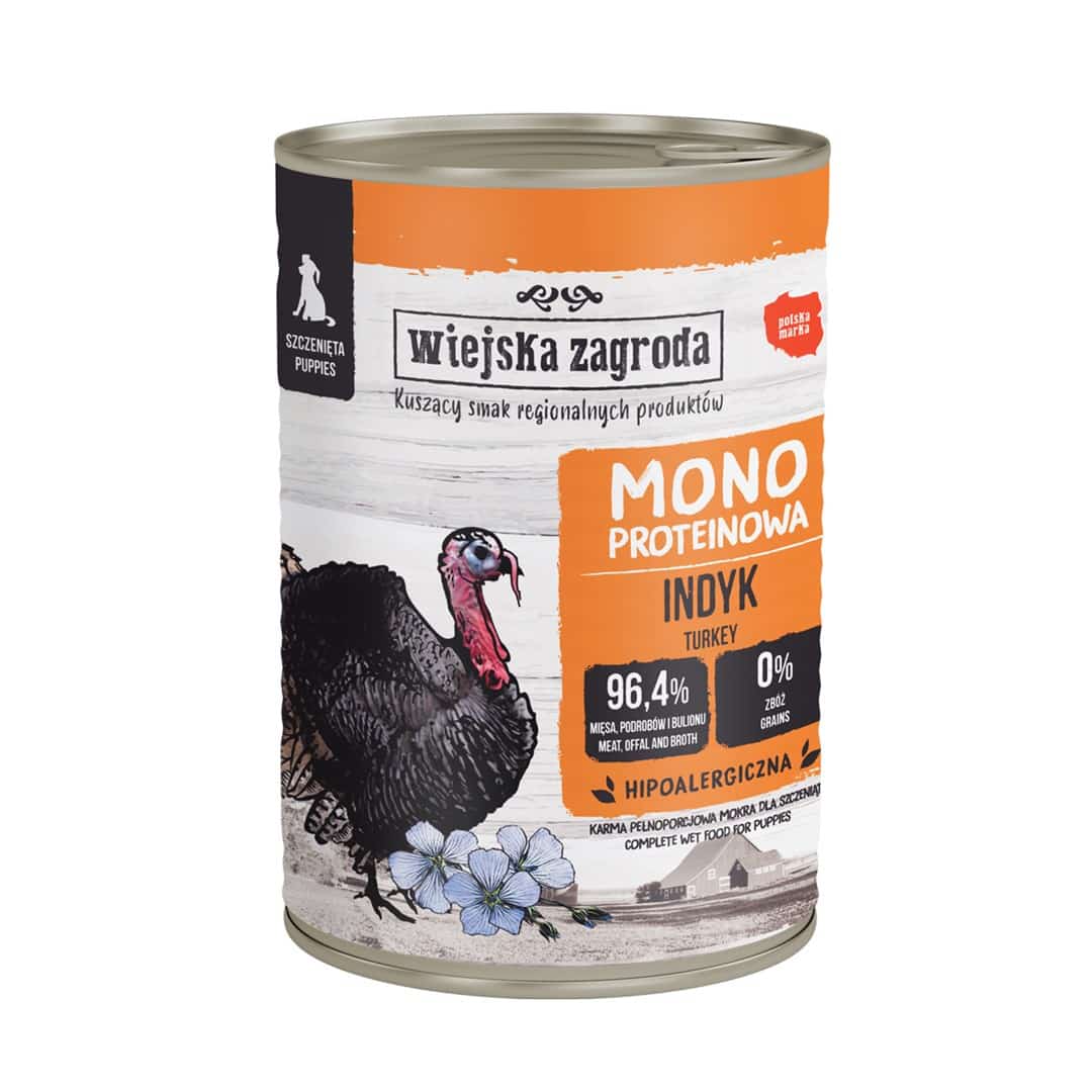 Wiejska Zagroda Monobiałkowa Indyk 400g