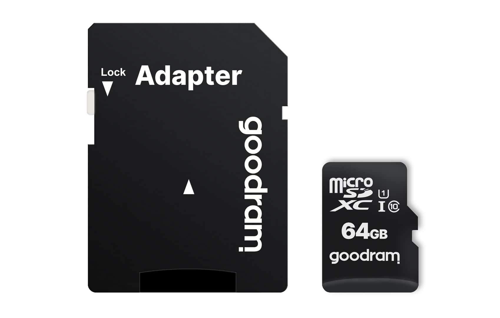 Karta GoodRam M1AA-0640R12 64GB Class 10 + Adapter