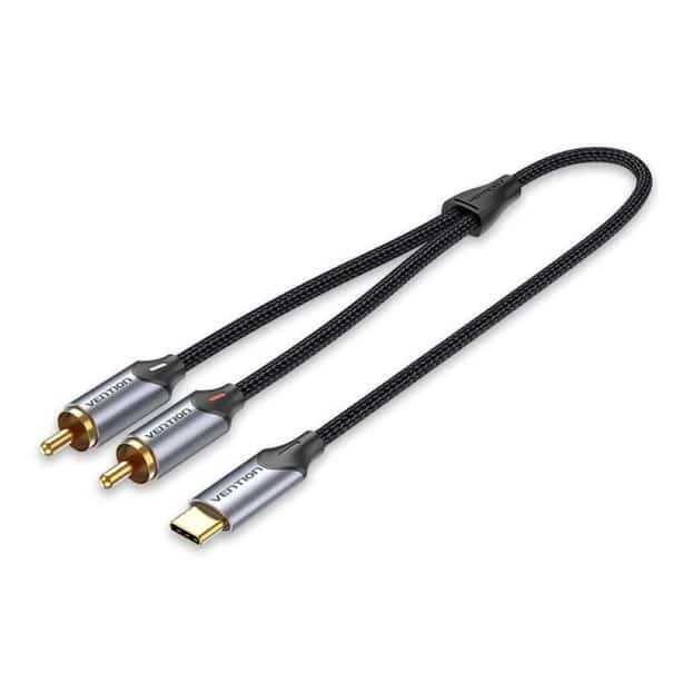 Kabel Audio Vention USB-C na 2RCA 2m