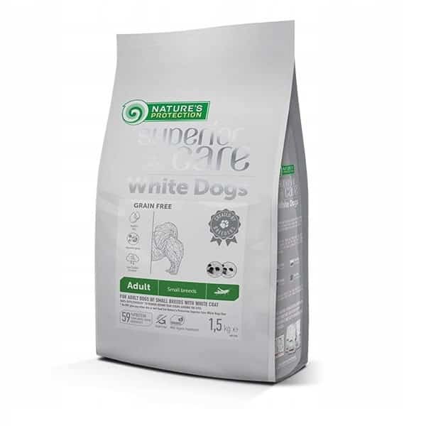 Nature's Protection White Dogs Insects 1,5kg dla Małych Razy