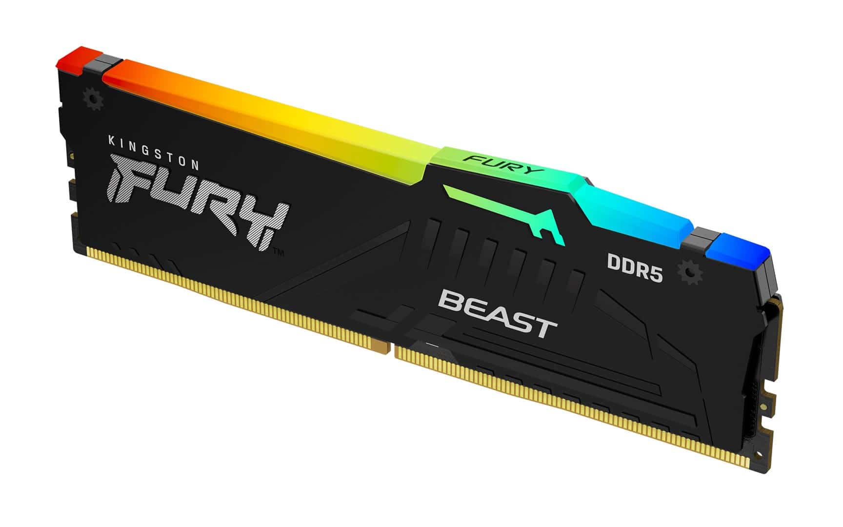 Pamięć RAM Kingston FURY Beast DDR5 6000 MHz CL40 16GB Czarna RGB