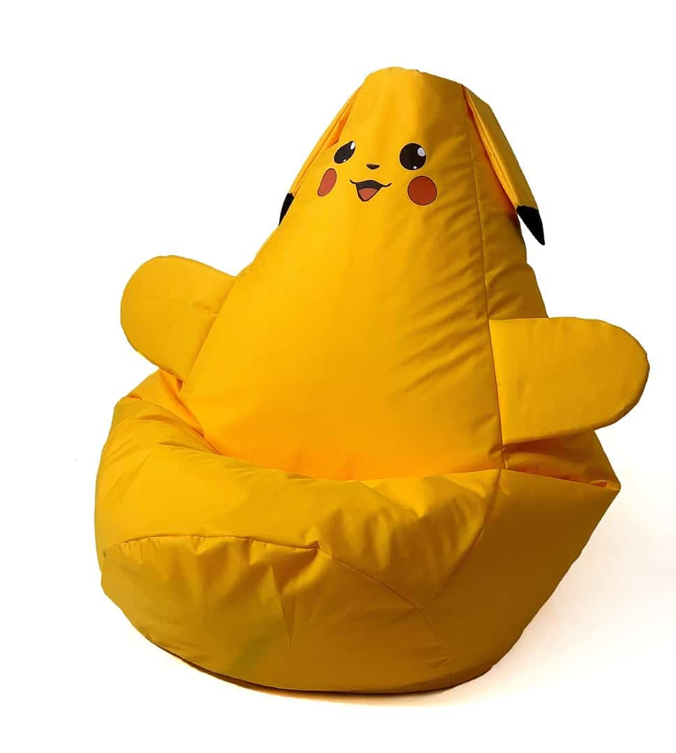 Pufa worek sako PIKACHU żóloty L 105x80