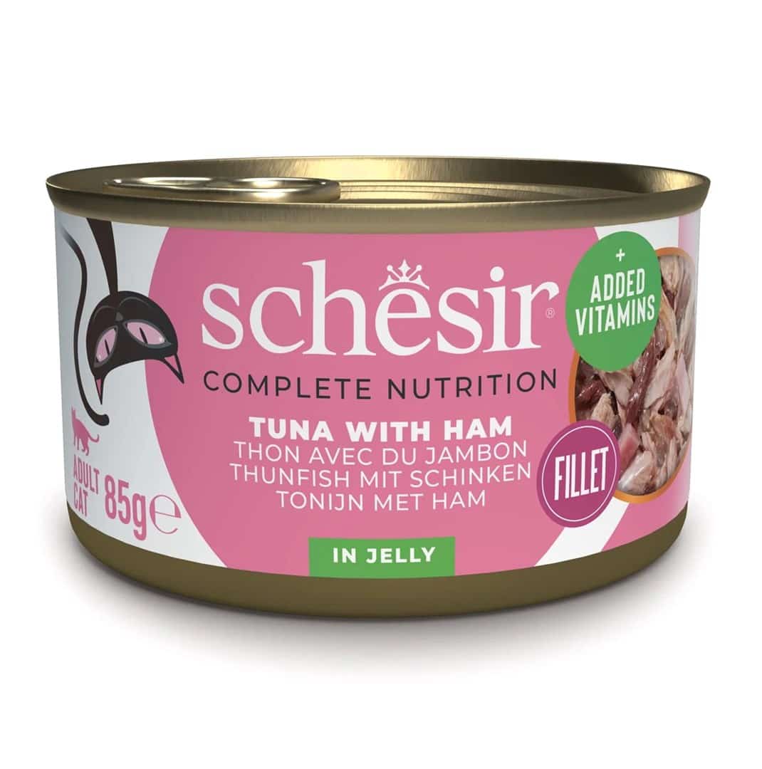 SCHESIR Adult Tuńczyk ze Szynką 85g