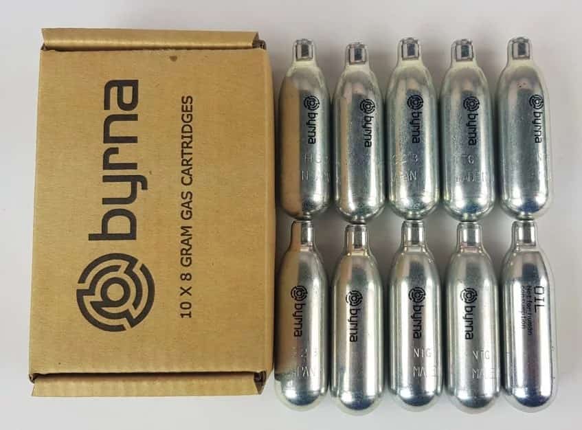 Kapsuły CO2 BYRNA 8g, 10szt, CO2 Power