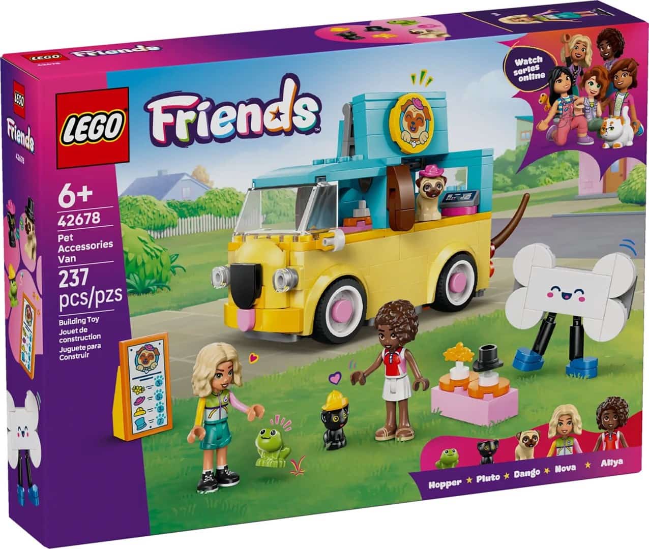LEGO Friends 42678 - Zestaw Furgonetka dla Zwierząt
