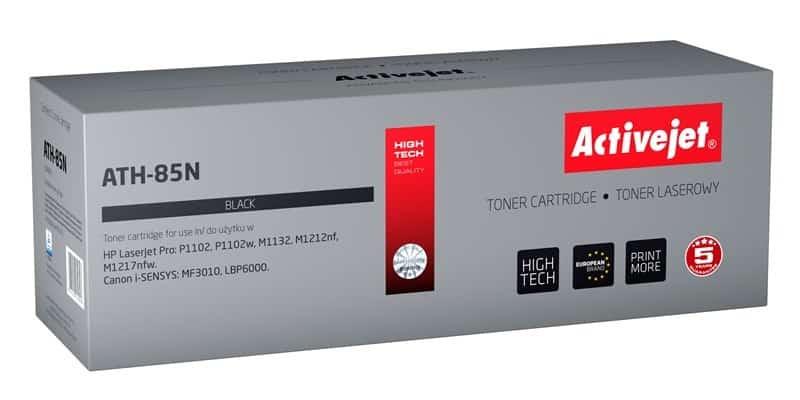 Activejet ATH-85N Toner (zamiennik HP 85A, Canon CRG-725; 2000 stron; czarny)