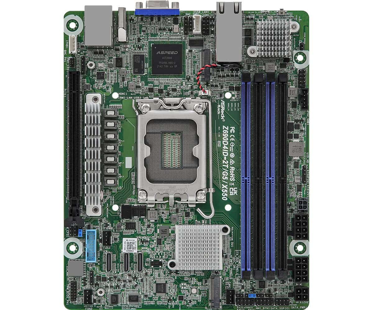 Płyta główna ASRock Z690D4ID-2T/G5/X550 LGA1700