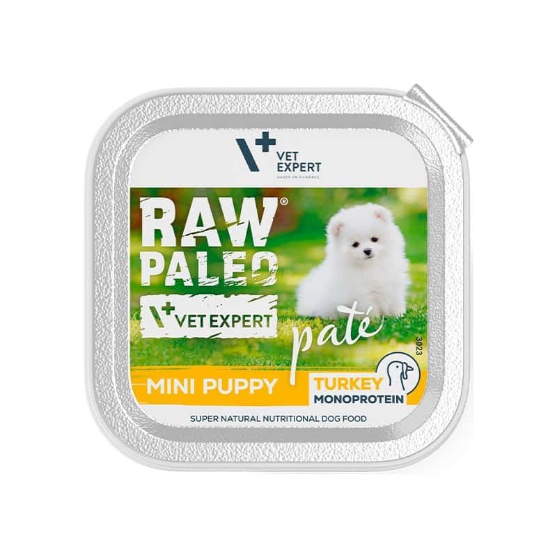 VetExpert Raw Paleo Indyk Pate Mini Puppy 150g