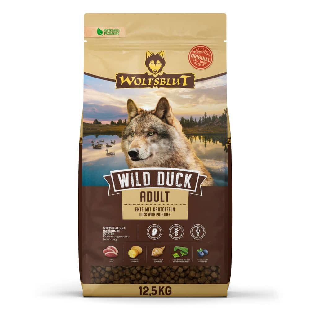 WOLFSBLUT Wild Duck Adult 12,5kg - Wyprzedaźć