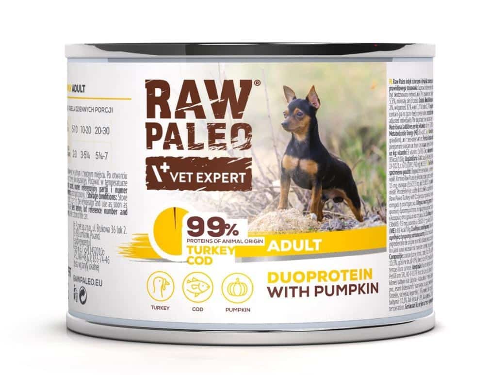 Raw Paleo Turkey & Cod Can 200g - Karma Mokra