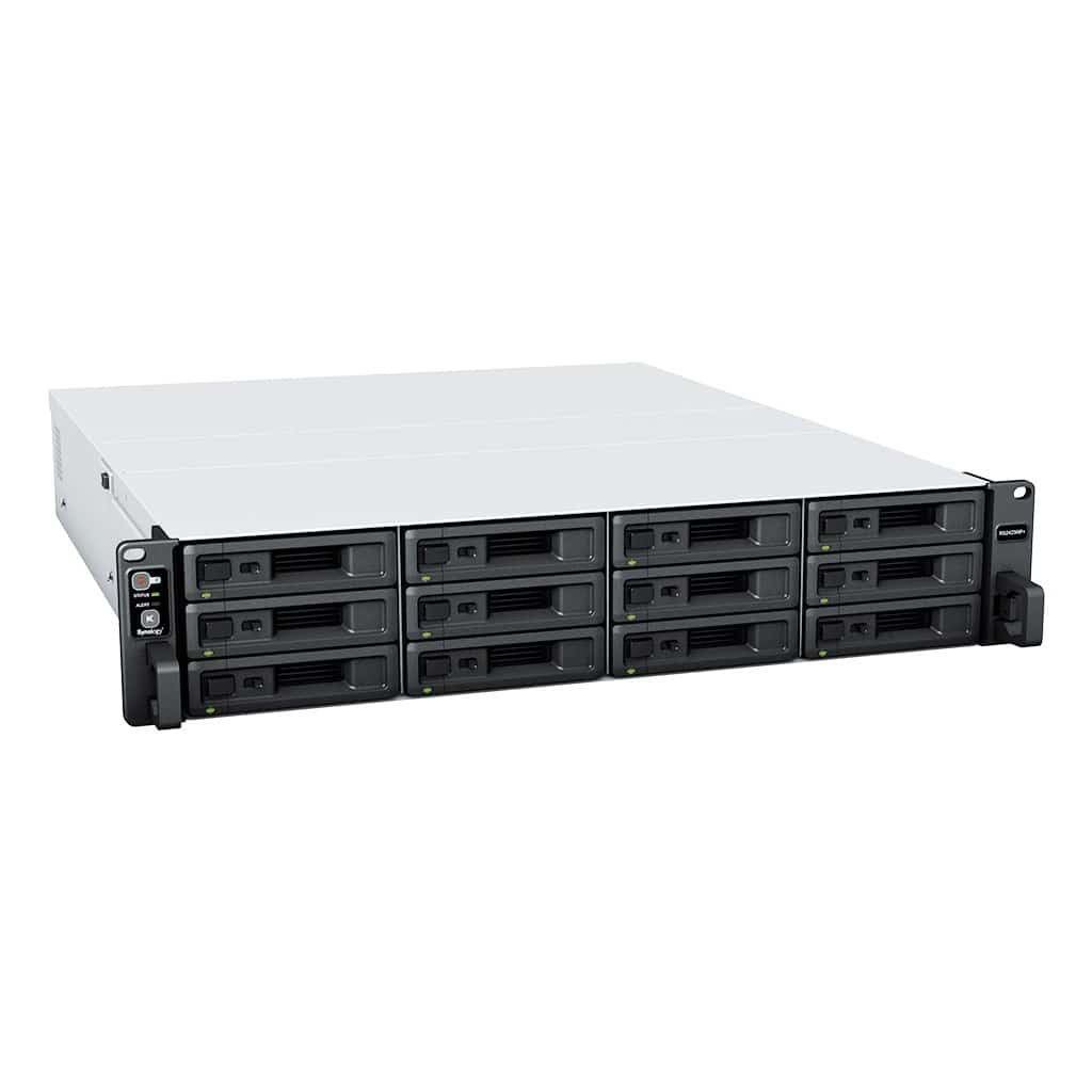 Serwer NAS Synology RS2423RP+; 24-dyskowy; AMD Ryzen V1780B