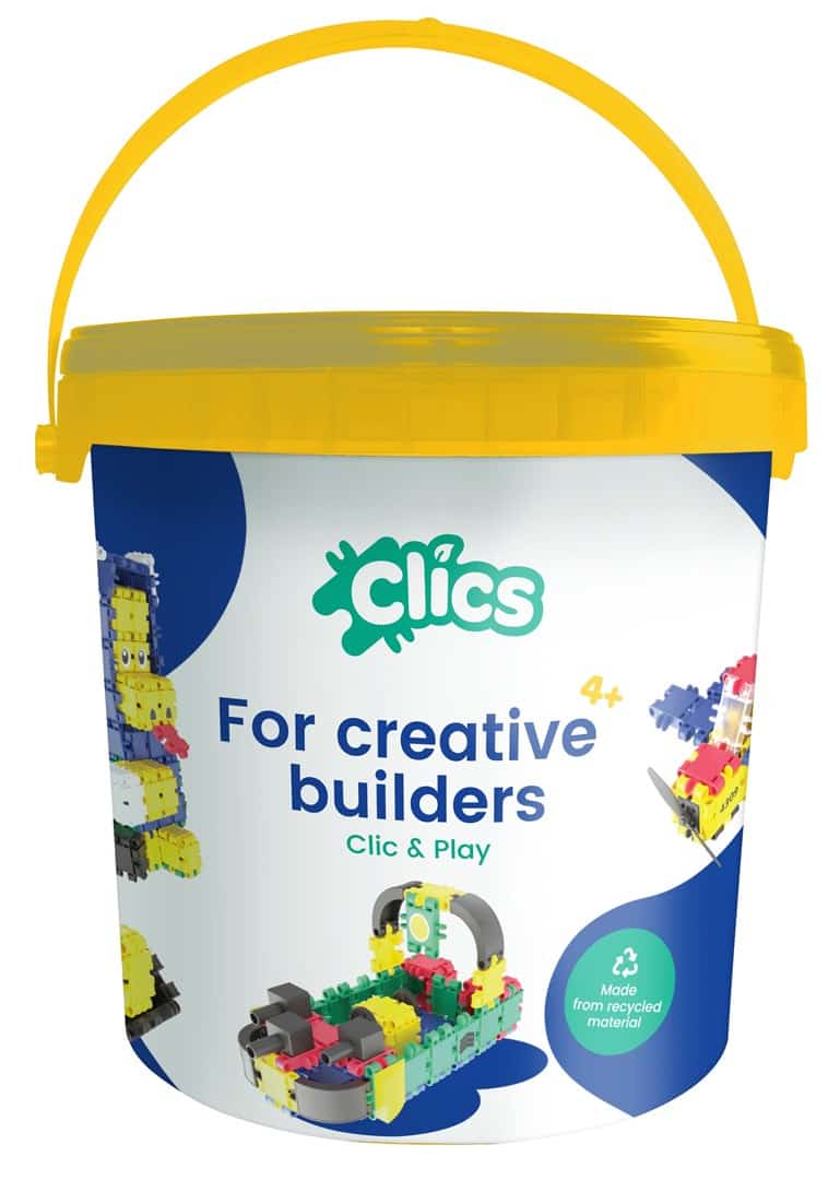 Klocki konstrukcyjne CLICS - Zestaw 225 el.