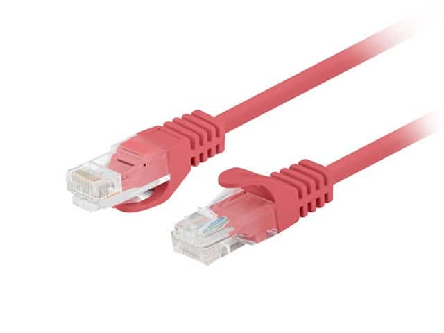 PATCHCORD KAT.6 FTP 0,25M CZERWONY FLUKE LANBERG 10-PACK
