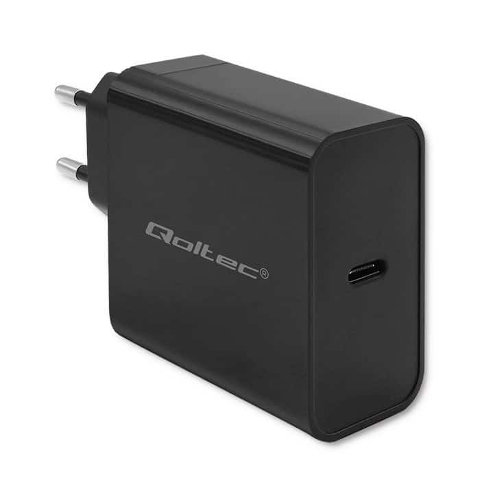 QOLTEC ŁADOWARKA SUPER QUICK PD 65W CZARNA