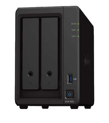 Synology DVA1622 Deep Learning NVR 8GB, 2 Bay