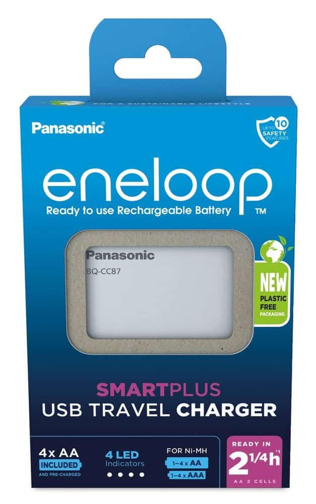 Ładowarka Panasonic SmartPlus USB + 4 x AA ENELOOP