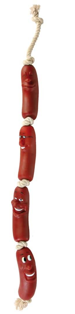 TRIXIE Parówki na sznurku - 75 cm