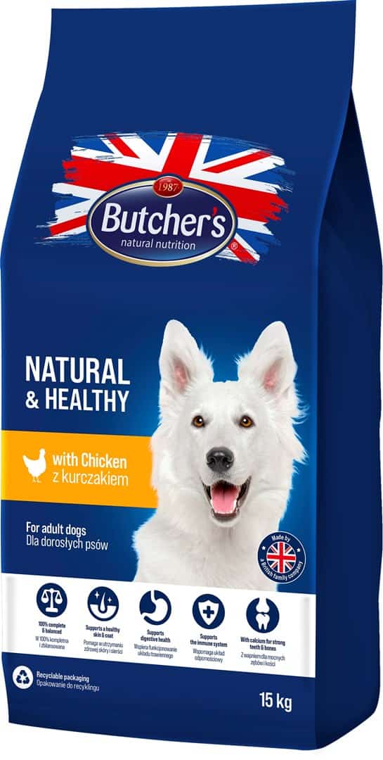 BUTCHER'S z kurczakiem - sucha karma dla psa 15 kg