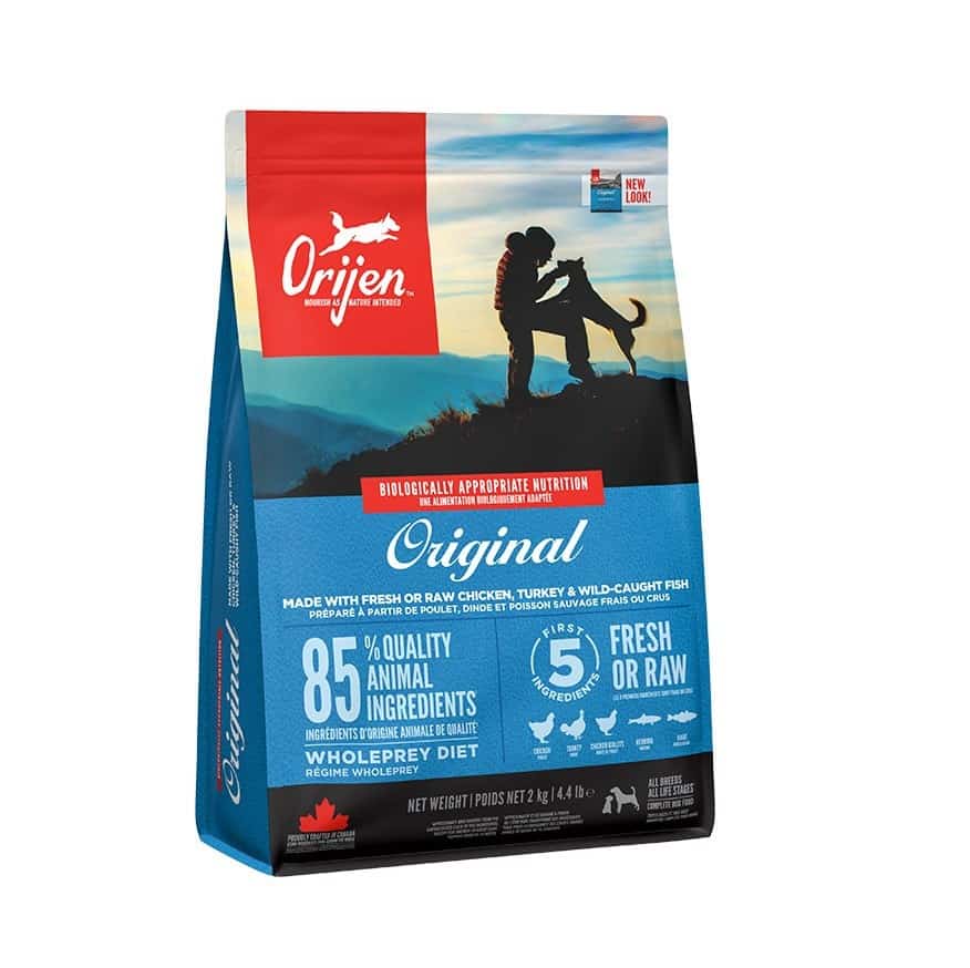 ORIJEN Original Dog 11,4kg - Bezglutenowe, Bez Cukru