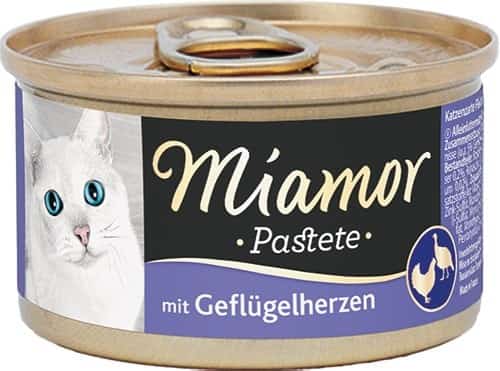 MIAMOR Pasztet mięsny dla kota 85g