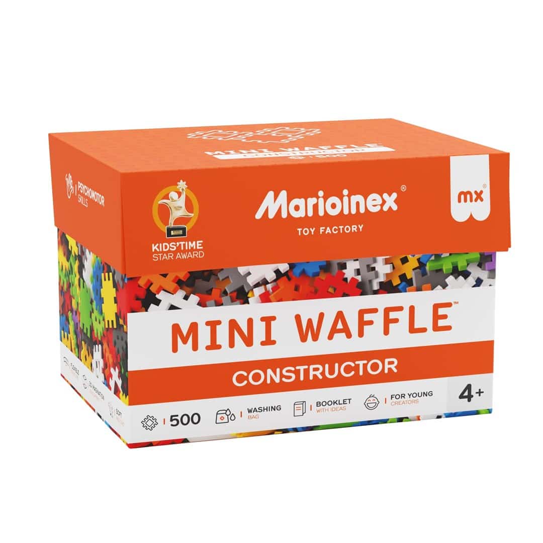 MARIOINEX Klocki Mini Waffle, 500 elementów