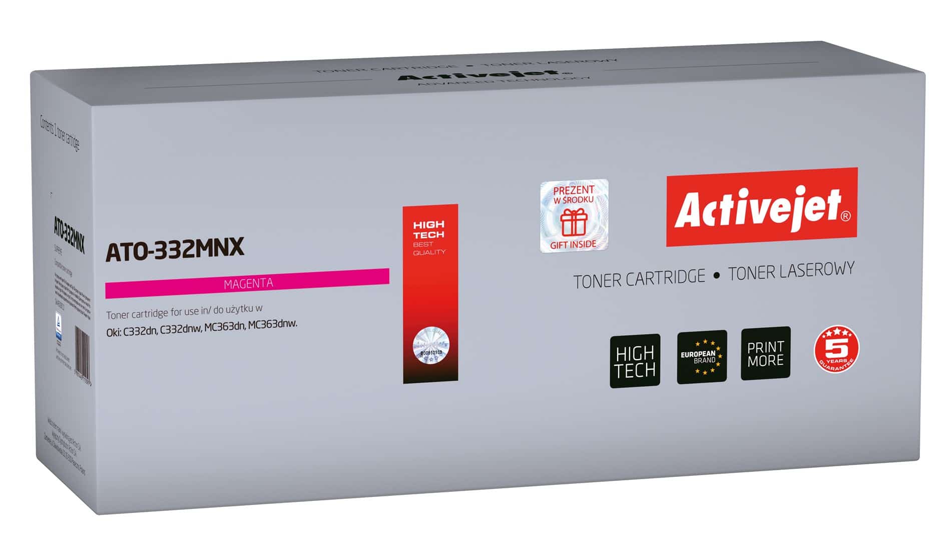 Activejet ATO-332MNX Toner - Zamiennik OKI 46508710