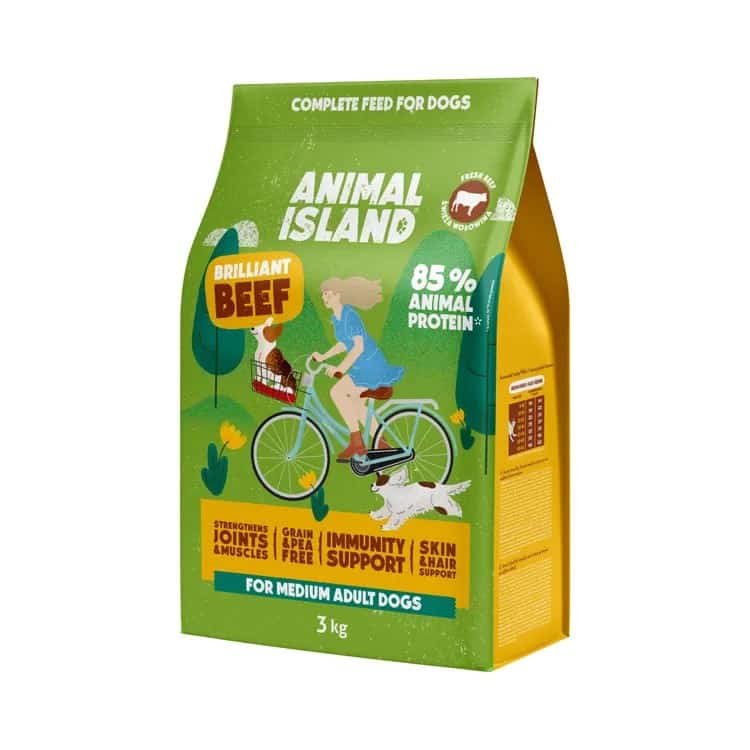 ANIMAL ISLAND Wołowina 3kg Sucha Karma Psów