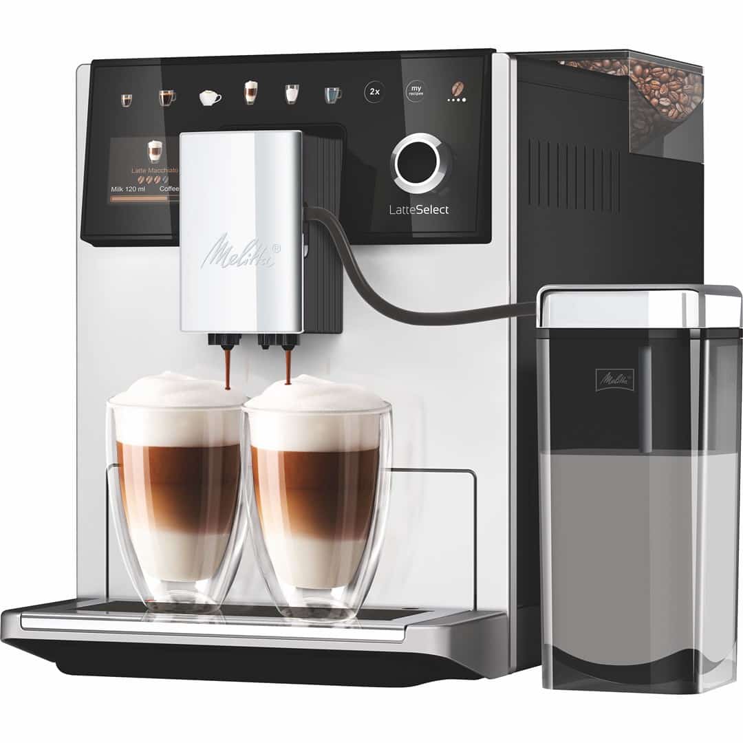 Ekspres ciśnieniowy Melitta LATTE SELECT F630-211 - 1400W, 4 ustawienia mocy