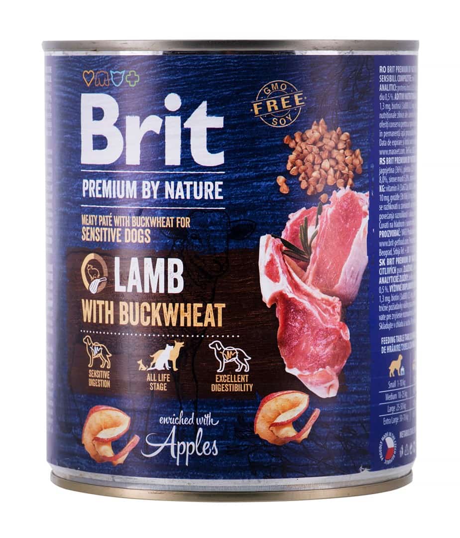 Brit Premium By Nature Lamb&BUCKWHEAT 800g - Mokra Karma