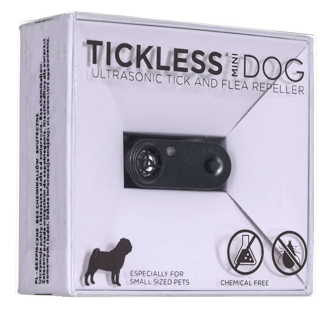 Tickless Pet Mini - Odstraszacz Pcheł i Kleszczy - Czarny