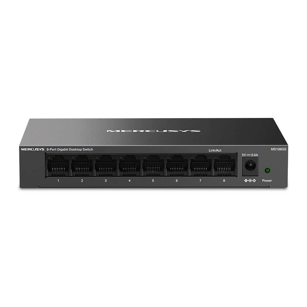 Switch Mercusys MS108GS - Diody LED, Metalowy