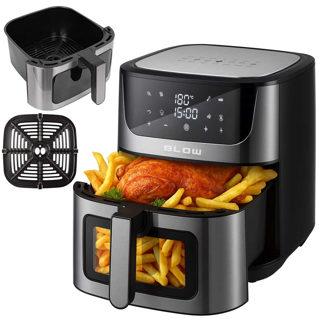 BLOW AIR FRYER Frytkownica Beztluszczowa 2500W 8L 8 Programów