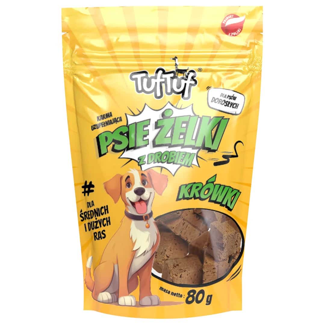 Tuf Tuf Krówki Drobiowe 80g - Bez Cukru i Glutenu