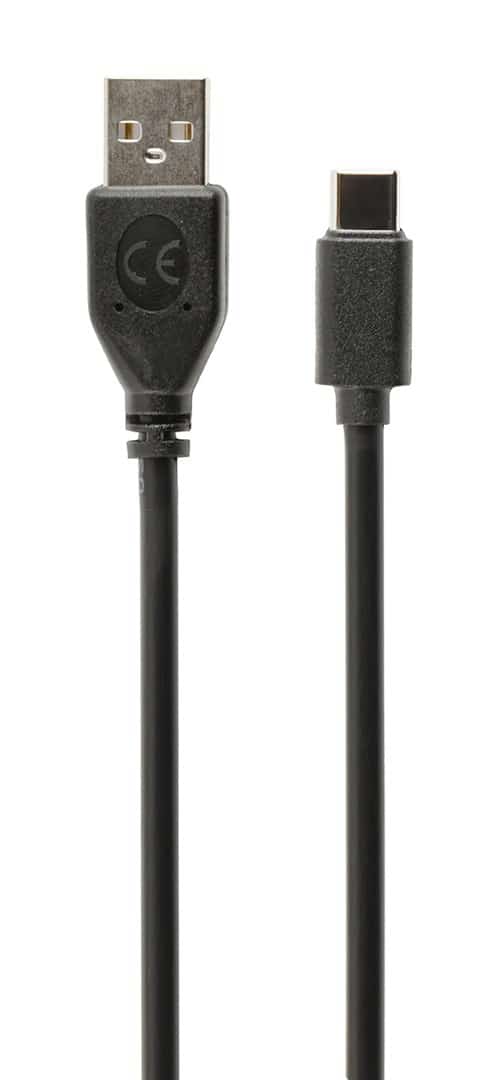 Kabel GEMBIRD CCP-USB2-AMCM-6, 1,8m, czarny