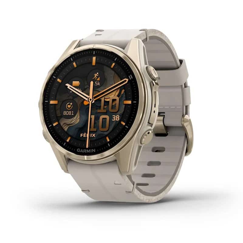Garmin Fenix 8 43mm AMOLED Sapphire Tytan Soft Gold