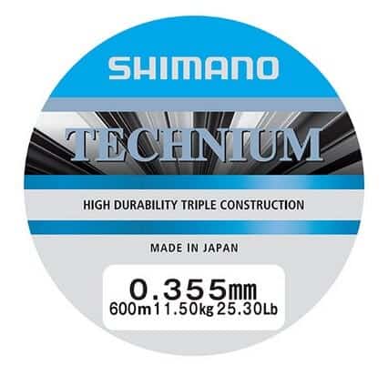 Żyłka Shimano Technium 0,355mm 600m Grey