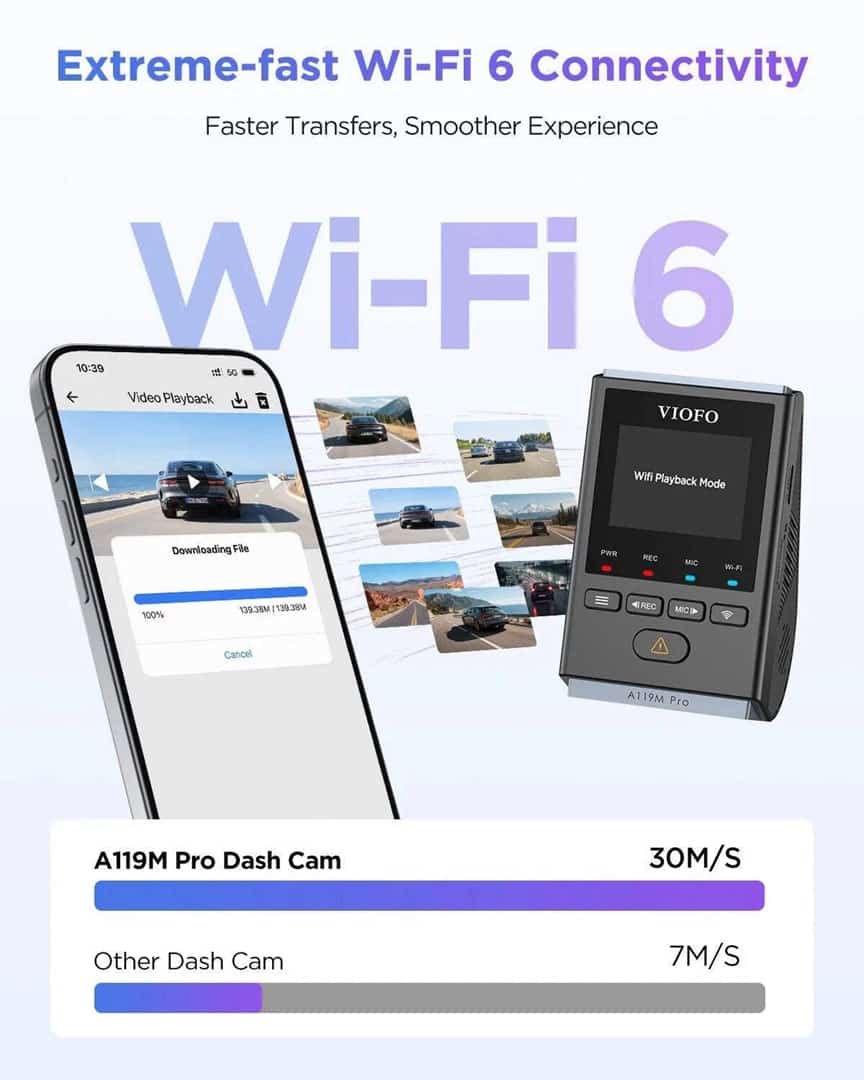 Wideorejestrator VIOFO A119M Pro - Full HD