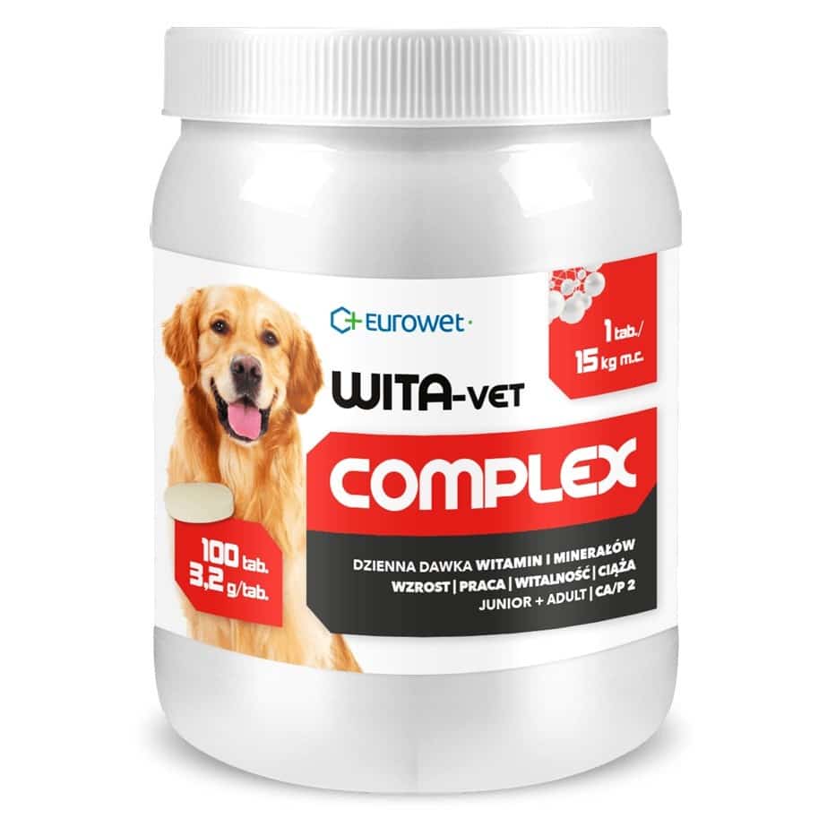Eurowet Wita-Vet Complex 3,2g 100szt Wsparcie wzrostu i ciąży