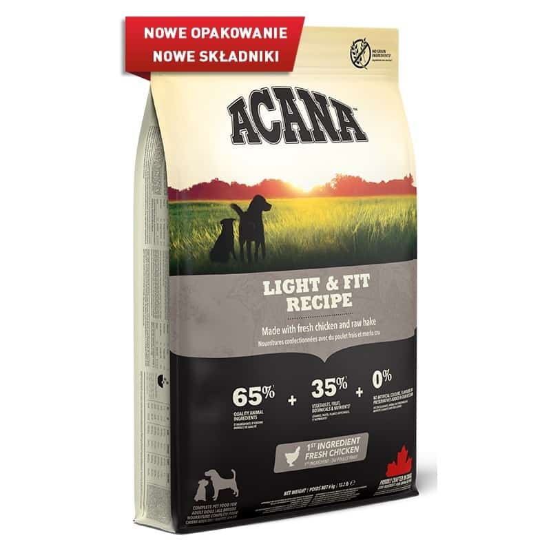ACANA Adult Light & Fit 11,4kg - Sucha Karma