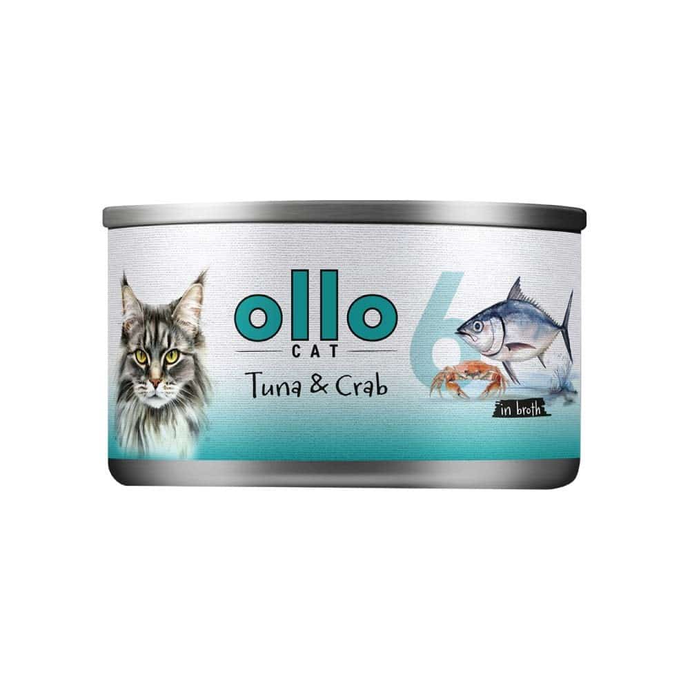 Ollo Tuna with Crab in Broth 70g