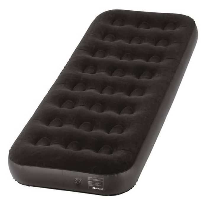 Materac Outwell Classic Single dmuchany czarno-szary