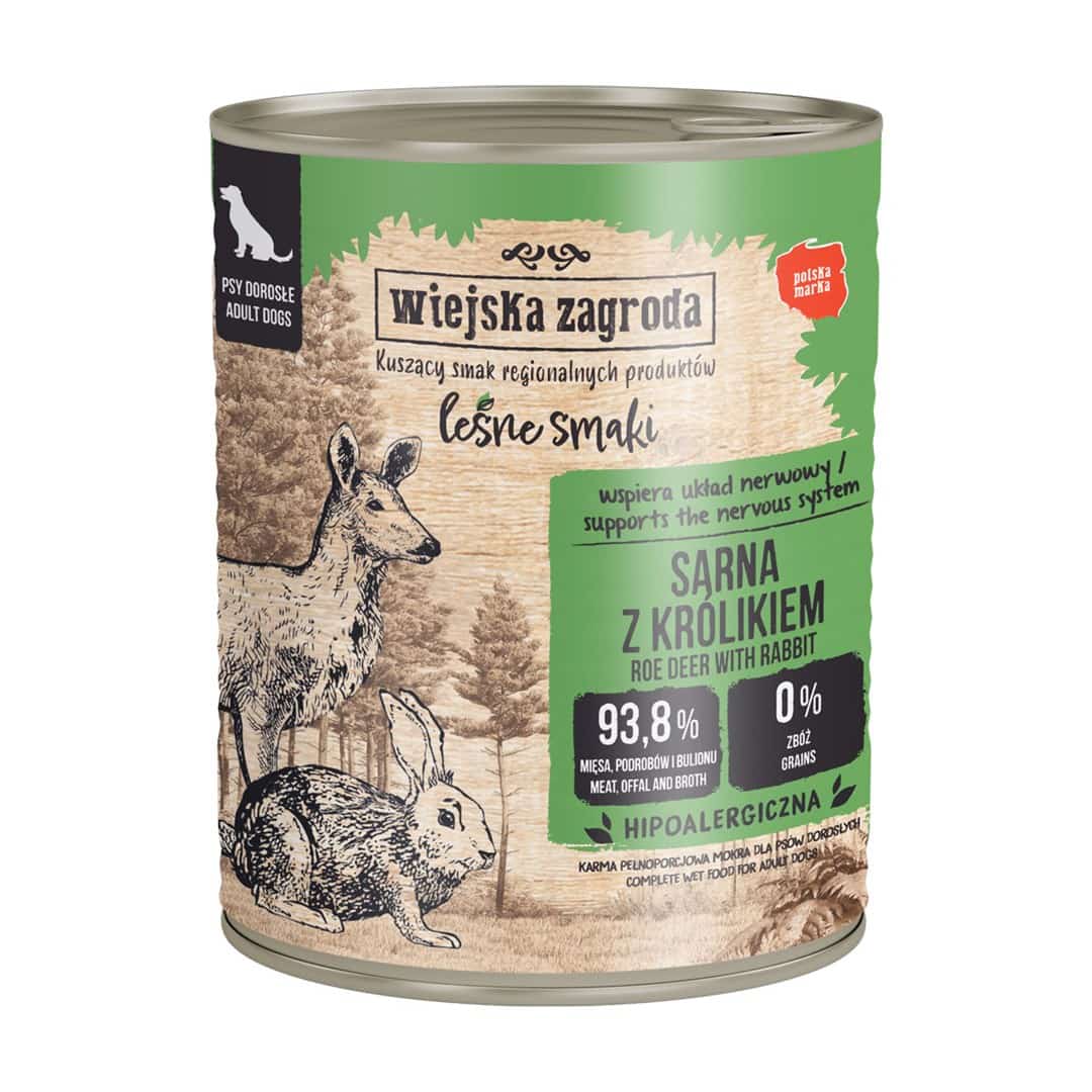 Wiejska Zagroda Sarna z Królikiem 800g