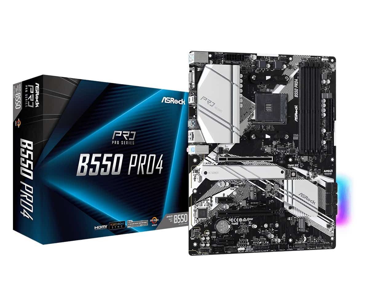 Płyta główna Asrock B550 PRO4 Socket AM4
