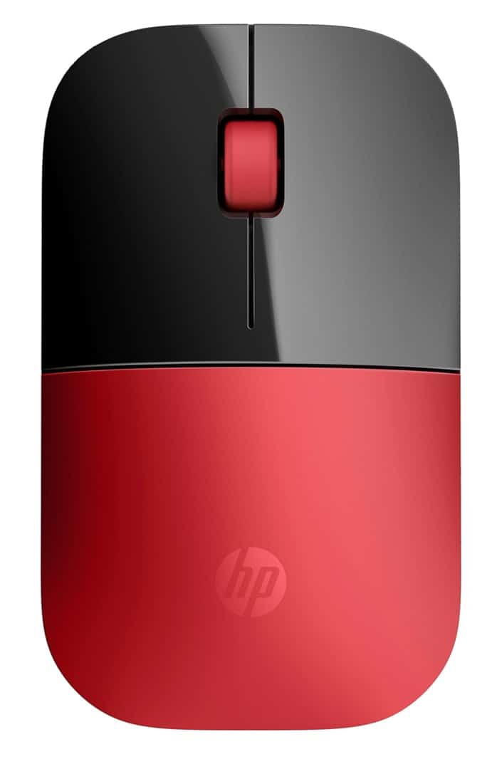 Mysz HP Z3700 Wireless Mouse Red czarno-czerwona