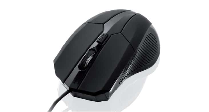 Mysz IBOX i005 LASEROWA, 1600 DPI, Czarna