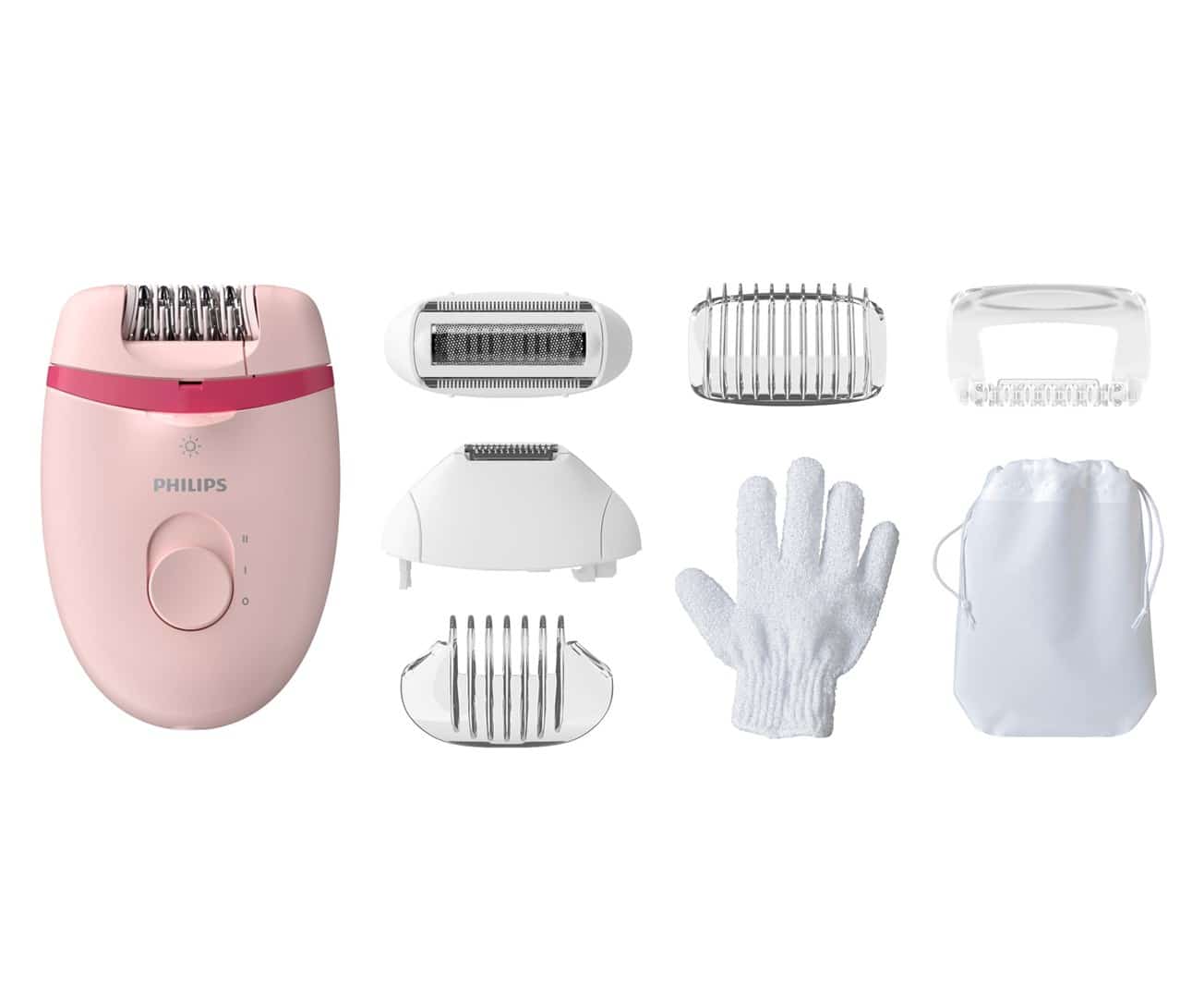 Depilator Philips Satinelle Essential BRE285 Różowy