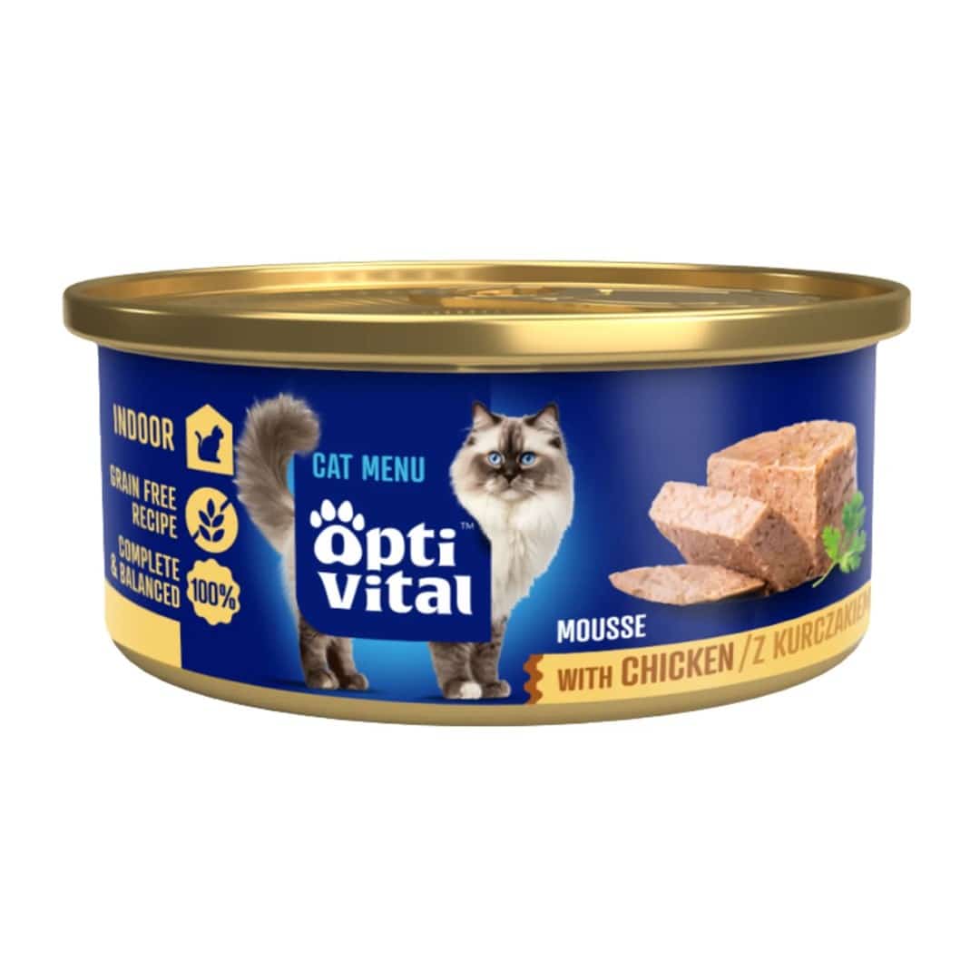OptiVital mini puszka - Mus dla kotów 85g