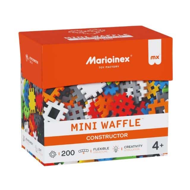 Klocki konstrukcyjne Marioinex Mini Waffle, 200 szt.