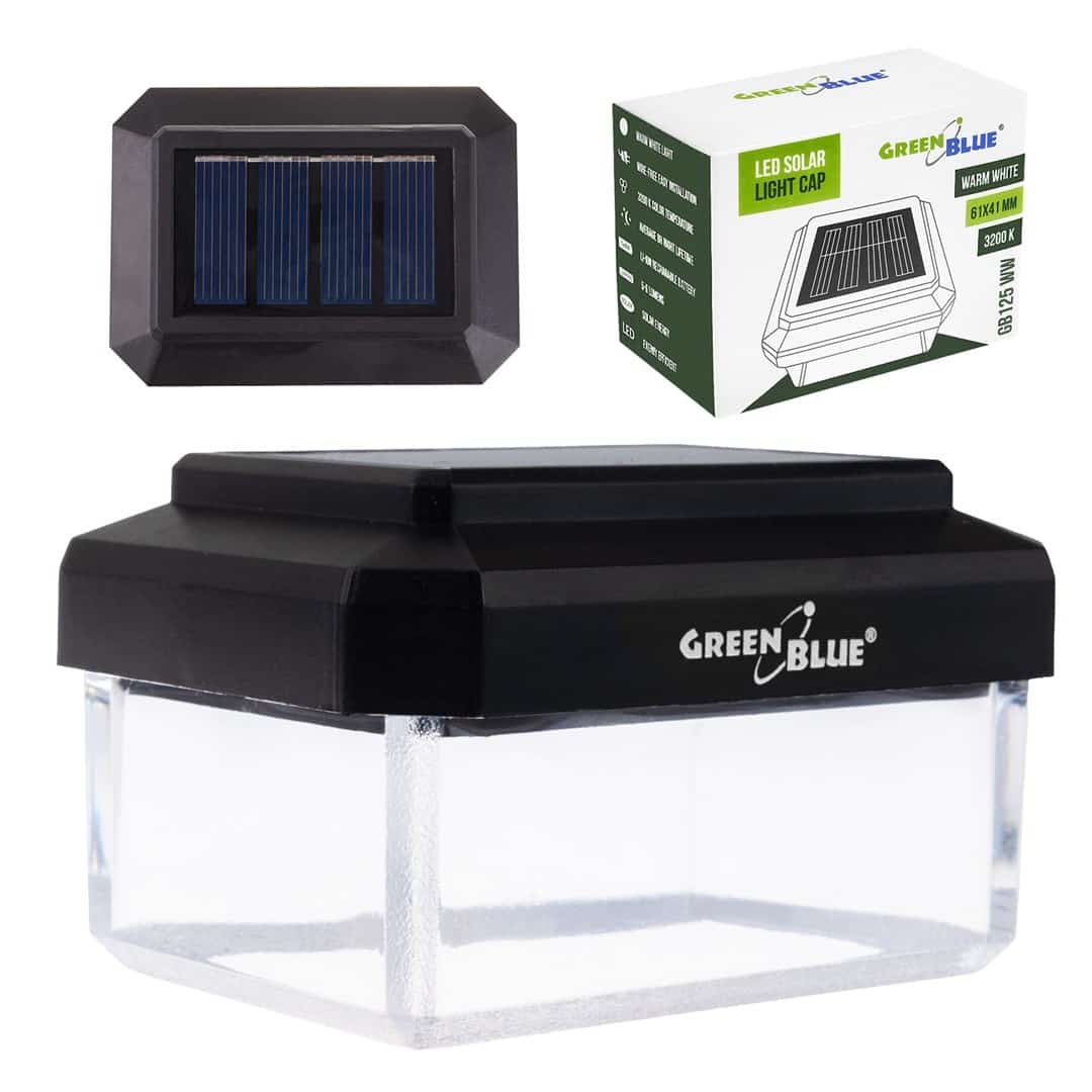 GREENBLUE LAMPA SOLARNA LED 60X40MM, 3200K GB125 WW