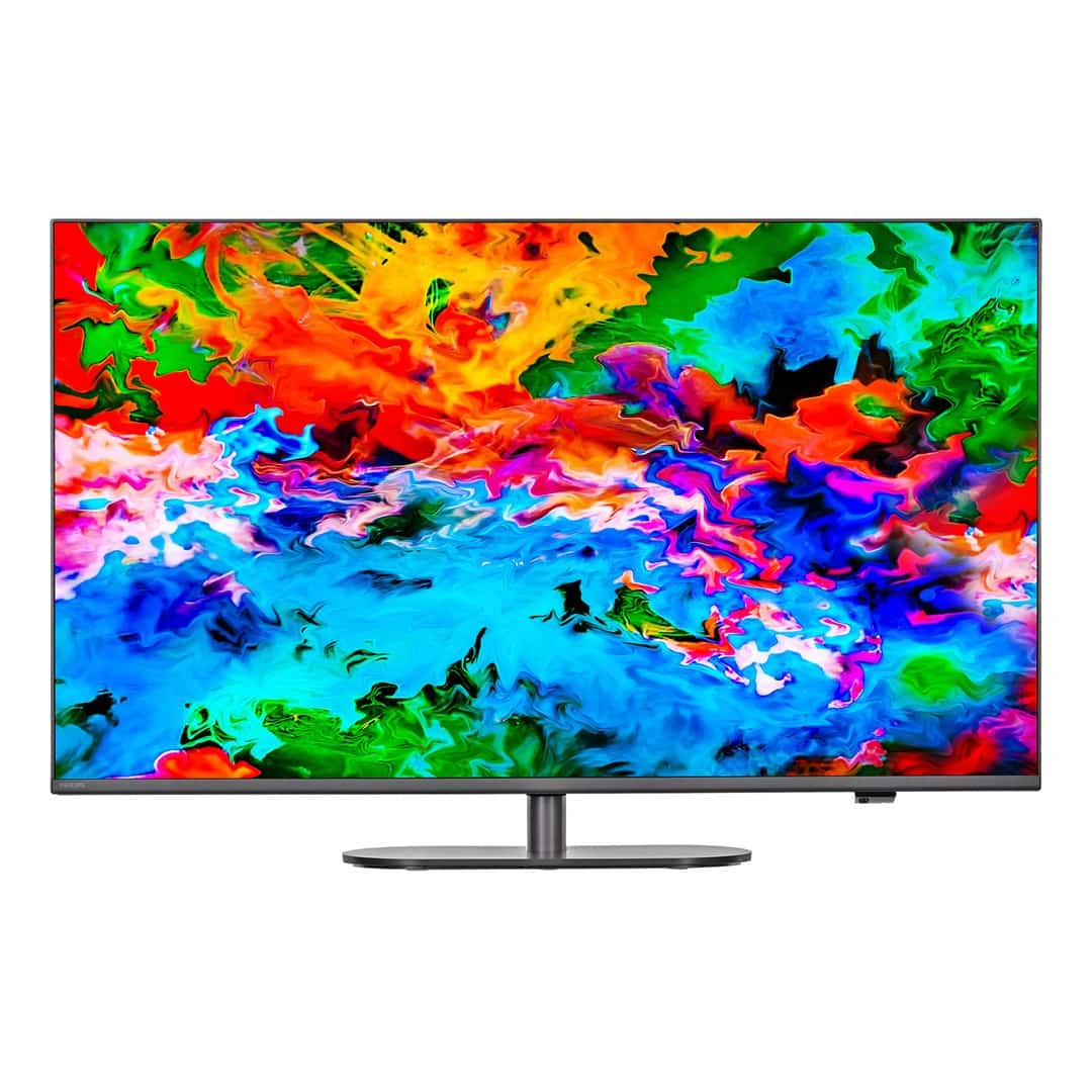 Telewizor Philips 43PUS9010/12 QLED 43" 4K Ultra HD 120Hz Titan OS Dolby Atmos Ambilight Ciemnoszary